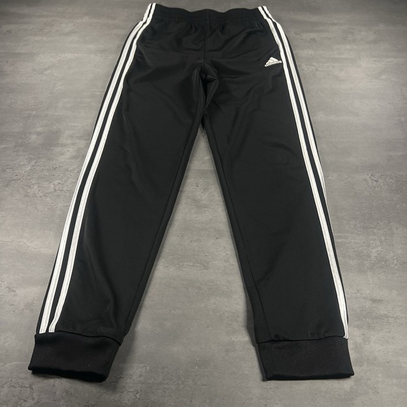 adidas Pants - Adidas Track‎ Sweatpants Women Small 28x30 Black White Soccer Jogger 3 Stripe